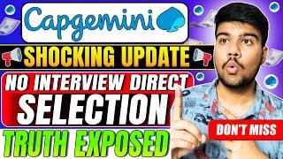 Alert: Capgemini Sends Selection Mails Without Interviews! MUST WATCH