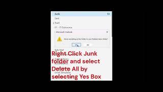 Microsoft Outlook Quick Cleanup of JUNK and Trash or Deleted Folder | Microsysnet