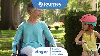 Zinger Electric Power Wheelchair with Two-Handed Control