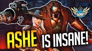 Overwatch - Ashe is INSANE! Detailed Gameplay - Super McCree?!