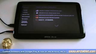 Arnova 10b G3 Google Play / Android Market and root