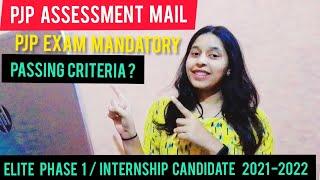 Wipro PJP assessment mail|PJP  passing criteria|Rejection round ?|Elite &Internship Candidate Update