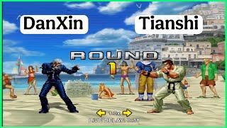 KOF2002UM - Dan Xin丹心  Vs  Tianshi衣天使 | FT14 |  戦闘員の王 2002um