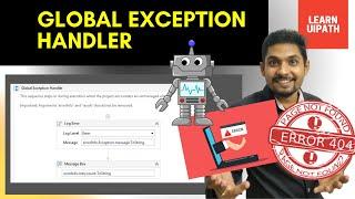 UiPath Global Exception Handler For Easy Explanation