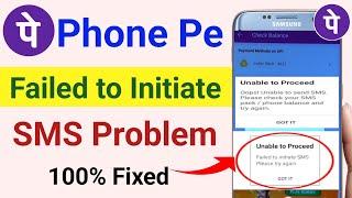 phonepe failed to initiate sms | how to solve failed to initiate sms in phonepe | @onlinetechjob