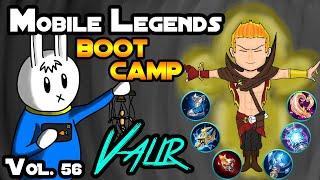 VALIR - TIPS, ITEMS, SPELL, EMBLEMS, TRICKS, AND GUIDE - MGL MOBILE LEGENDS BOOT CAMP VOLUME 56