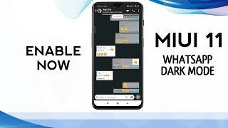 TOP MIUI 11 Theme With Whatsapp Dark Mode | MIUI 11 - Whatsapp Dark Mode Enabling Theme | Pal Tech