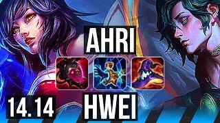 AHRI vs HWEI (MID) | 7/1/11, 66% winrate, Godlike | EUW Challenger | 14.14