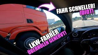 EXTREM LANGSAM auf der AUTOBAHN fahren... | Rentner Powerkombi