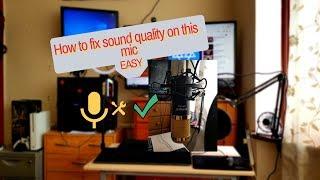 Neewer NW-800 review with Sound Quality adjustment