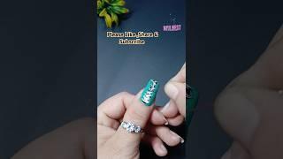 Easy Nail Art Design latest Trend at home  #shorts #nailart #nailneststudio