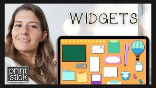 Widgets for Print Stick's Digital Planners | Widget Libary IV