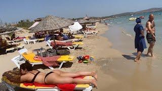  ÇEŞME ( Altınkum ) Plajı Walk in Altınkum Beach İzmir TURKEY