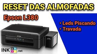 Solução Epson L380 Travada - Piscando luzes - Reset dos Contadores | Fácil