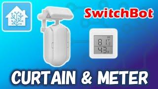 Integrate SwitchBot Curtain and Meter in Home Assistant