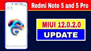 Redmi Note 5 and Redmi Note 5 Pro gets MIUI 12.0.2.0 Update