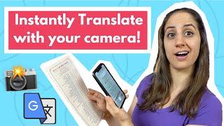 How to translate an image with your camera! (with Google Lens Translate)