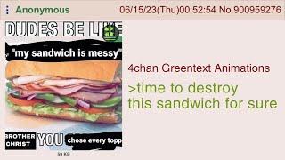 Anon orders at Subway | 4chan Greentext Animations