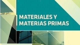 Hierro. Materiales y materias primas.