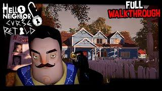 Hello Neighbor Curse Retold Story Mode Walkthrough/Longplay All Endings And Layouts (No Commentary)