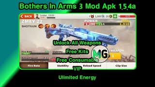 BROTHERS IN ARMS 3 MOD APK 1.5.4a UNLOCK ALL WEAPONS, FREE SHOPPING, VIP