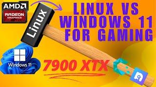 Windows vs Linux gaming using a 7900 XTX | CachyOS | Nobara 40 | linux performance | 9800x3D