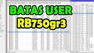  Batas User Mikrotik RB750gr3