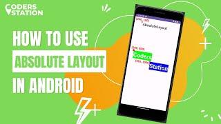 How to use Absolute Layout in Android  AbsoluteLayout in Android Studio  AbsoluteLayout