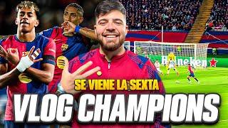 BARCELONA CLASIFICÓ A CUARTOS: VLOG ÉPICO DE CHAMPIONS LEAGUE (2025)