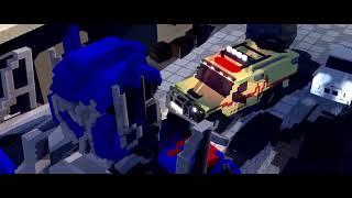 Transformers Autobots Arrival To Earth Scene (Minecraft animation)