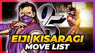 EIJI KISARAGI MOVE LIST - The King of Fighters '95 (KOF95)