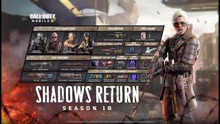 Call of Duty: Mobile | Battle Pass - Season 10 (Shadows Return) + Full Details & All Rewards