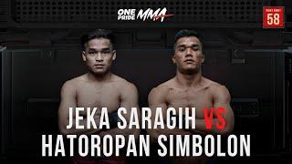 The Warriors Return, Jeka Saragih Vs Hatoropan Simbolon | Full Fight One Pride MMA FN 58