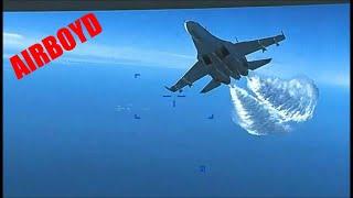 MQ-9 Reaper Video Russian Su-27 Intercept & Collision • Black Sea