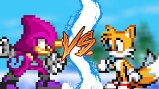 Espio vs Tails (Sonic Sprite Animation)