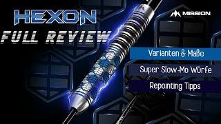 Mission ᛥ HEXON ᛥ Darts Review | Super Slow-Mo Würfe | Repointing Tipps