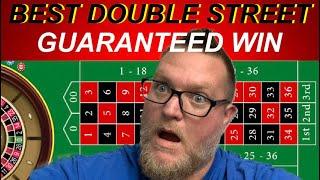 BEST ROULETTE STRATEGY EVER FOR DOUBLE STREETS | GUARANTEED 100%