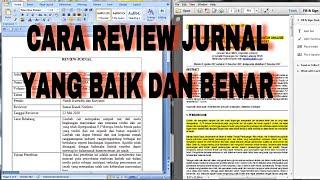 How to Review a Good and Correct Journal