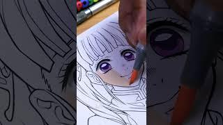 Drawing KANAO TSUYURI  || Demon Slayer / Kimetsu no Yaiba #shorts #demonslayer