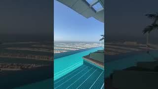 Aura Skypool in Dubai, highest 360 degree infinity pool in the world  #shorts