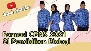 Formasi CPNS untuk Lulusan S1 Pendidikan Biologi | Guru dan Non Guru