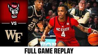 NC State vs. Wake Forest Full Game Replay | 2024-25 ACC Men's Basketball