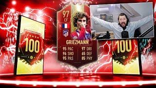 INSANE RED PLAYER PICK! - TOP 100 FUT CHAMPS REWARDS - FIFA 19 Ultimate Team