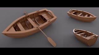 Autodesk Maya 2020 - How to Make a Simple Stylized Boat