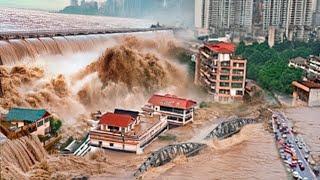 China Today! City washed away after dam burst, Guangdong underwater, evacuation of the population