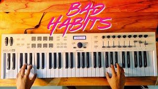 Ed Sheeran - Bad Habits | Midi Keyboard Cover
