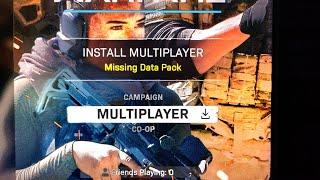 SOLVED: "Missing Data Pack"  [Call Of Duty Modern Warfare 2019]