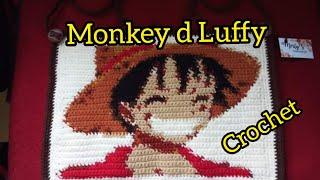 CROCHET  - Monkey d Luffy Crochet Picture Pattern