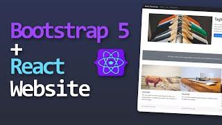 React + Bootstrap 5 - let'st build a real page