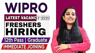 Wipro Recruitment 2023 | Wipro Jobs For Freshers 2023 | UG, Graduate | Job Vacancy 2023 | Mnc Jobs